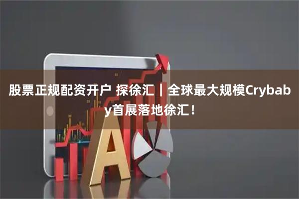 股票正规配资开户 探徐汇｜全球最大规模Crybaby首展落地徐汇！