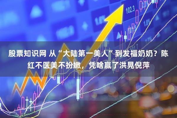 股票知识网 从“大陆第一美人”到发福奶奶？陈红不医美不扮嫩，凭啥赢了洪晃倪萍